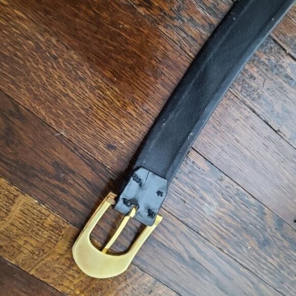 Vintage Morris Moskowitz Black Patent Leather belt - Picture 7 of 16